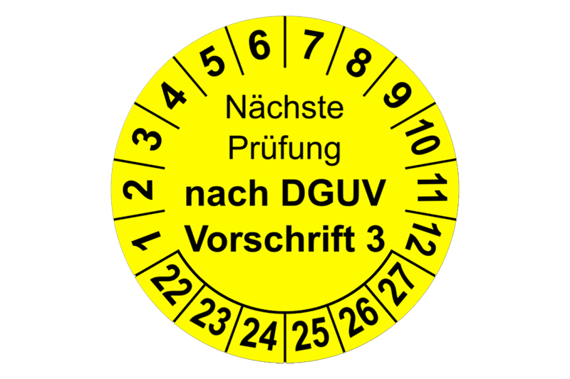 Prüfer / Wiederholungsprüfung nach DGUV V3